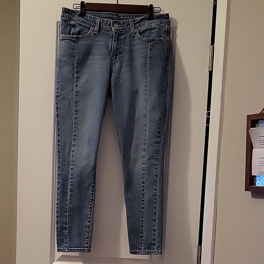 Levi's Light Blue Ankle Jeans